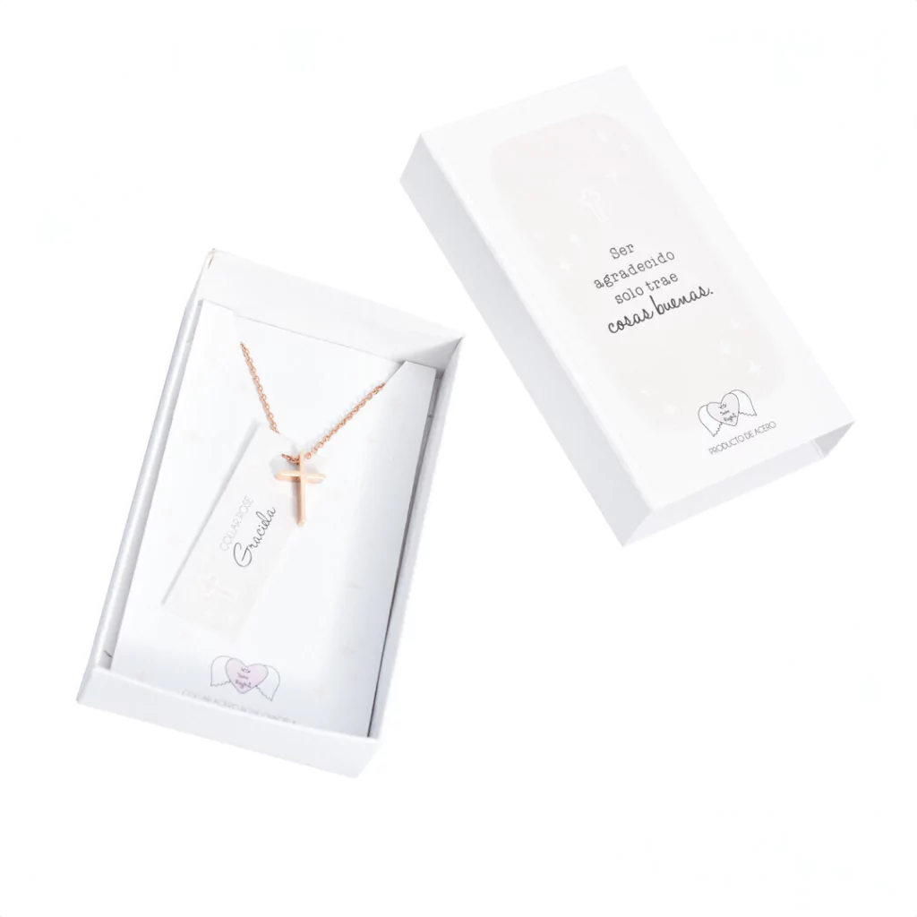 Collar Acero Rose Graciela