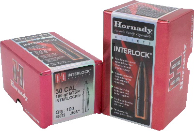 PUNTAS HORNADY .30 - 180 Gr SPBT INTERLOCK #3072