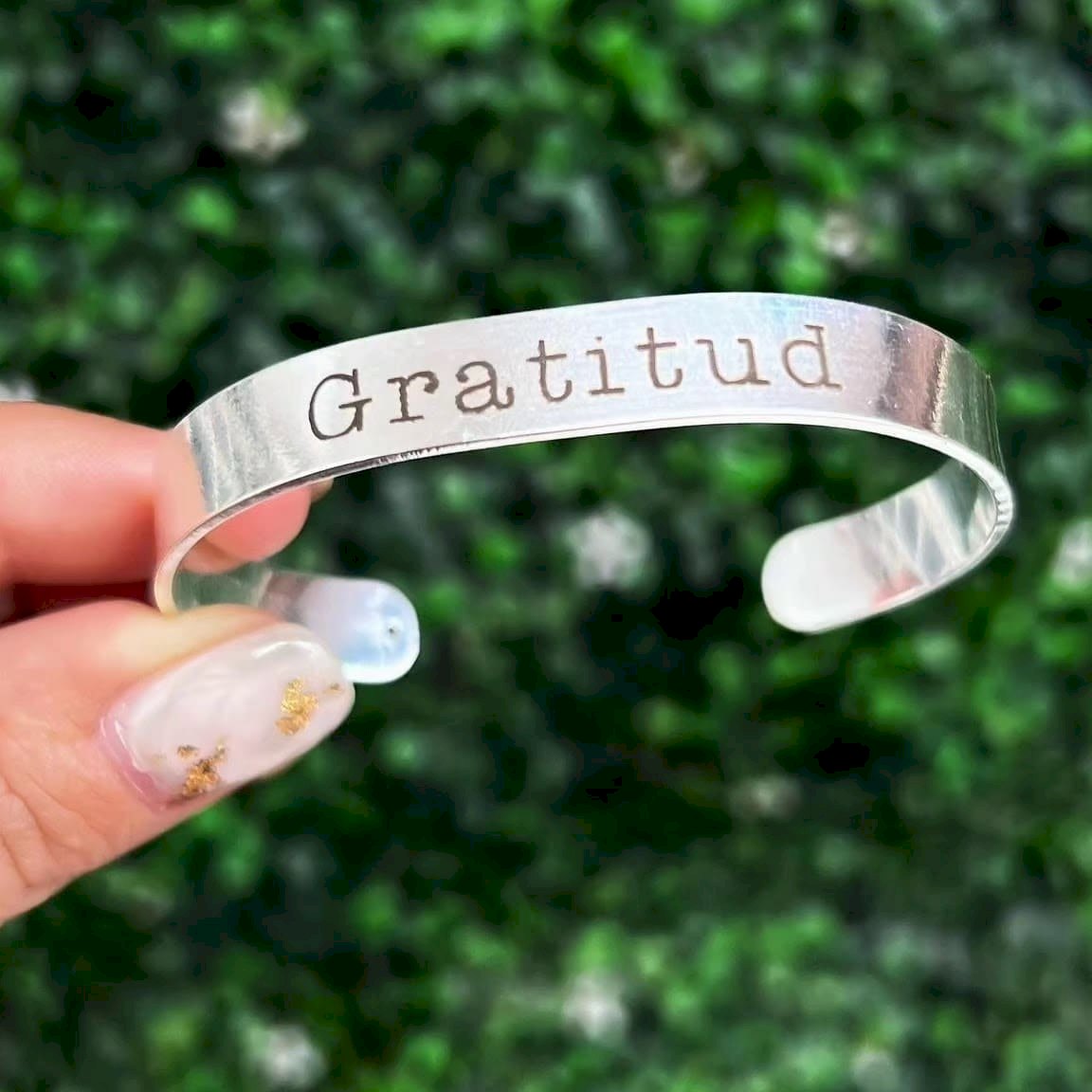 Pulsera Mensaje: Gratitud