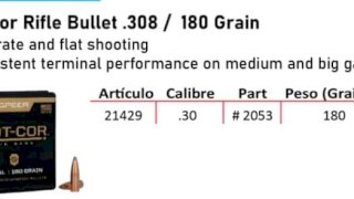 PUNTAS SPEER .30 - 180 GRS SPT #2053