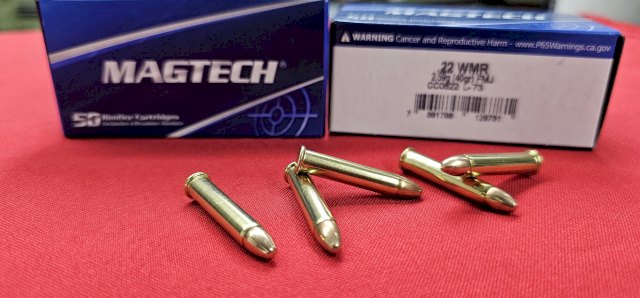 MUNICION MAGTECH .22 WMR 40 Gr FMJ