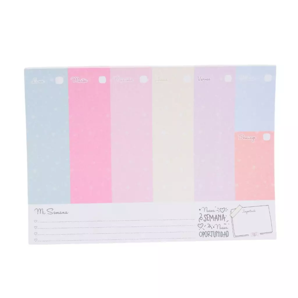 Planner Semanal Rainbow