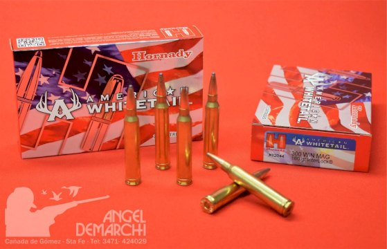 MUNICION HORNADY .300 WIN MAG 180 Gr SP AW #82044