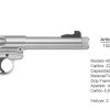 PISTOLA RUGER MARK IV TARGET CAL. 22 C/ROSCA