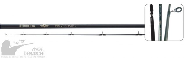 CAÑA SHIMANO FX FXS60MB2 1.83 mts 2 Medium fibra de vidrio goma eva 10-20 lbs CAÑA SHIMANO FX FXS60MB2 1.83 mts 2 Medium fibra de vidrio goma eva 10-20 lbs