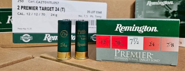 CARTUCHO REMINGTON CAL.12 PREMIER 24 GRS M 7 1/2