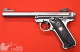 PISTOLA RUGER SEMI MARK IV TARGET 5,50 ACERO INOX CAL .22LR 