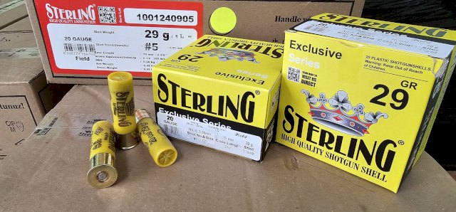 CARTUCHO STERLING CAL 20 MUN 5 29 GRS