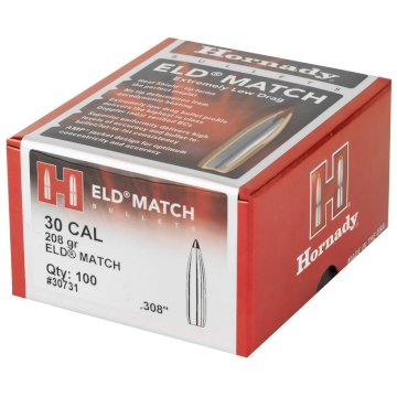 PUNTAS HORNADY .30 - 208 Gr ELD MATCH #30731