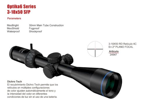 MIRA MEOPTA MEOPRO OPTIKA6 3-18X50 MIRA MEOPTA MEOPRO OPTIKA6 3-18X50