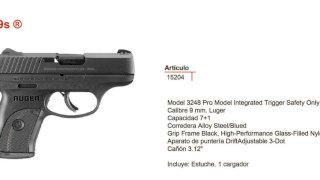 PISTOLA RUGER LC9S - 3,12