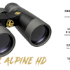 BINOCULAR LEUPOLD ALPINE 10X42 HD ROOF SHADOW GRAY