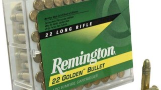 MUNICION REMINGTON .22 LR GOLDEN BULLET 40 GRS SOLIDA/COBRE
