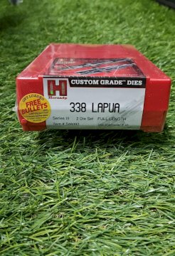 HORNADY DIE SET .338 LAPUA HORNADY DIE SET .338 LAPUA