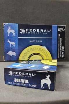 MUNICION FEDERAL 308 POWER SHOK MUNICION FEDERAL 308 POWER SHOK