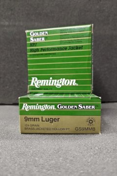 MUNICION REMINGTON 9MM GOLDEN SABER