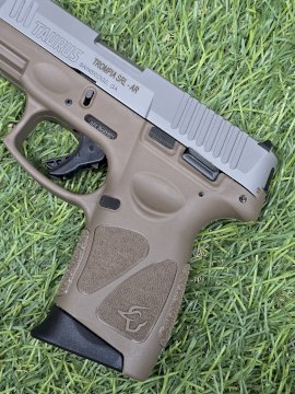 PISTOLA TAURUS 9MM G3C MARRON/INOX 