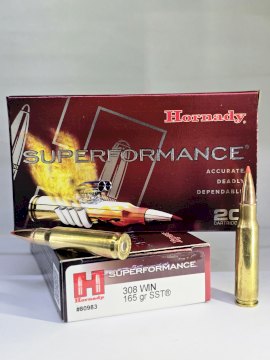 MUNICION HORNADY .308 150 GRS SST SPF MUNICION HORNADY .308 150 GRS SST SPF