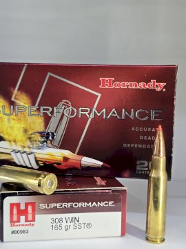 MUNICION HORNADY SPF CAL. 308 SST MUNICION HORNADY SPF CAL. 308 SST