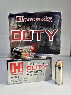 MUNICION HORNADY 10MM CRITICAL DUTY 175 Gr