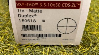 MIRA LEUPOLD VX3. HD 3,5-10X50 CDS-ZL DUPLEX - SPF