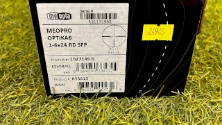 MIRA MEOPTA OPTIKA6 1-6X24 30MM RD SFP 4C - SPF