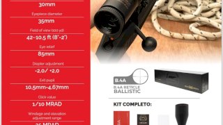 MIRA SHILBA GOLD MEDAL 3-12X56 30MM RET 4 IR