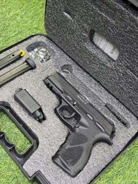 PISTOLA TAURUS 9MM TH9 PAVONADA PISTOLA TAURUS 9MM TH9 PAVONADA
