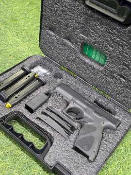 PISTOLA TAURUS SEMI 9MM TS9 PAVÓN/GRIS PISTOLA TAURUS SEMI 9MM TS9 PAVÓN/GRIS