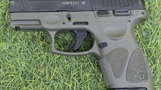 PISTOLA TAURUS SEMI 9MM G3C OLIVA/PAVÓN 