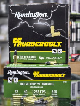 MUNICION 22LR REMINGTON SOLIDA/PLOMO 40 Gr - ALTA VELOCIDAD