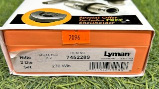LYMAN SET DIES .270 WIN X2 #7096