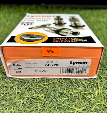 LYMAN SET DIES .270 WIN X2 #7096