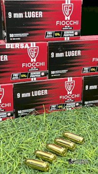 MUNICION FIOCCHI CAL 9MM 124 Gr FMJ MUNICION FIOCCHI CAL 9MM 124 Gr FMJ