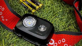 LINTERNA HL16 CABEZA 450 LUM - BLACK 3AAA