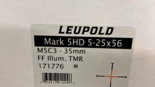 LEUPOLD MIRA MARK 5 HD 5-25X56MM M5C3 ILUMINATED TUBO 35MM 