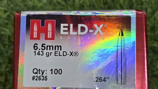 PUNTAS HORNADY .6,5MM - 143 Gr ELD-X 