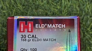 PUNTAS HORNADY .30 - 168 Gr ELD MATCH #30506