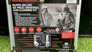 KIT DE LIMPIEZA WINCHESTER  KIT WINCHESTER 62 PIEZAS - ESTUCHE ALIMINIO
