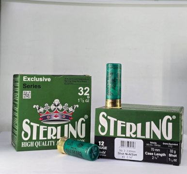 CARTUCHO STERLING CAL. 12 CAZA 32 GRS M 3 