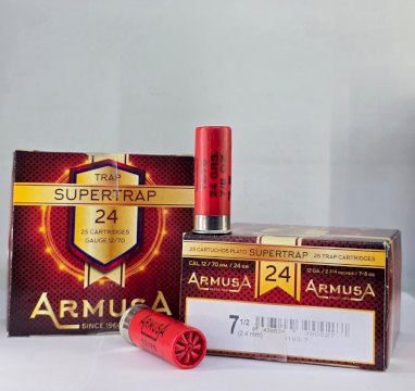 CARTUCHO ARMUSA TRAP CAL.12 24 GRS M 7 1/2