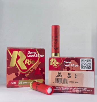 CARTUCHO RIO CAL 28 15GR GAME LOAD MUN 6 CARTUCHO RIO CAL 28 15GR GAME LOAD MUN 6