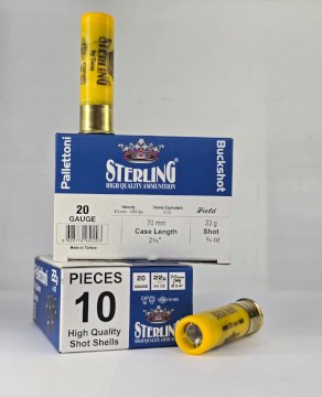 CARTUCHO STERLING CON POSTA CAL 20 22GR 9 PELLETS