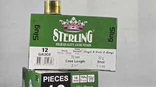 CARTUCHO STERLING CON POSTA CAL 12 SLUG 32GR 
