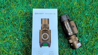LINTERNA OLIGHT MODELO BALDR S COLOR DESERT 800 LUMENS CON LASER VERDE  ARTICULO TN OLIGHT 86