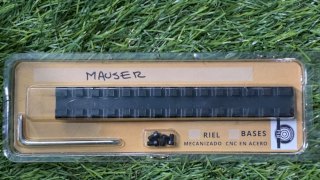 RIEL PICATINNY DE ACERO PARA MAUSER 1891-1909