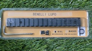 RIEL PICATINNY DE ACERO PARA BENELLI LUPO