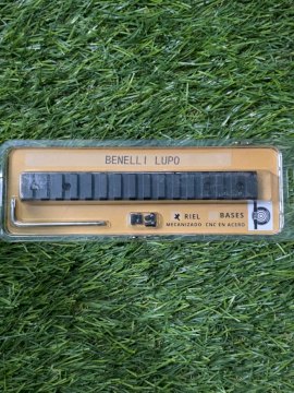 RIEL PICATINNY DE ACERO PARA BENELLI LUPO RIEL PICATINNY DE ACERO PARA BENELLI LUPO