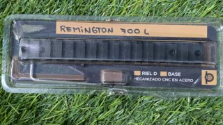 RIEL PICATINNY DE ACERO PARA REMINGTON 700 L