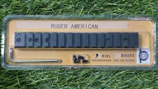 RIEL PICATINNY DE ACERO PARA RUGER AMERICAN